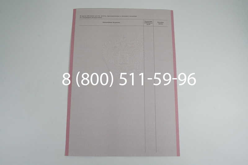 Заказать Академическая справка образца 1996-2009 год для колледжа в Перми