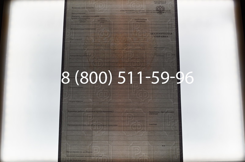 Купить Академическая справка образца 2010-2011 год для колледжа в Перми