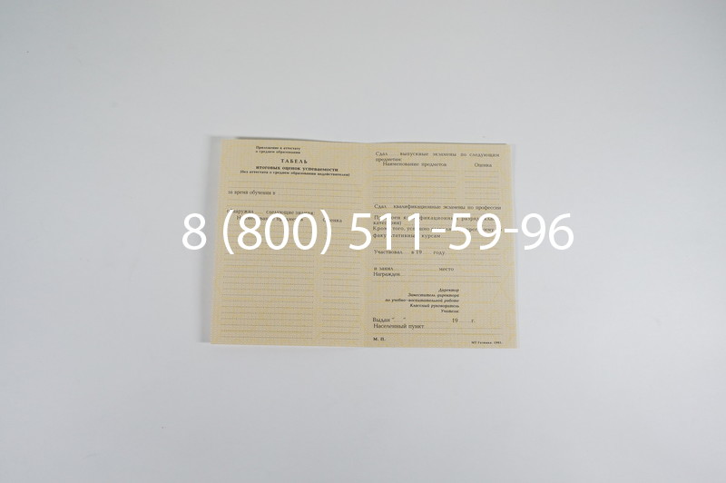 Заказать Аттестат 8 классов СССР в Перми