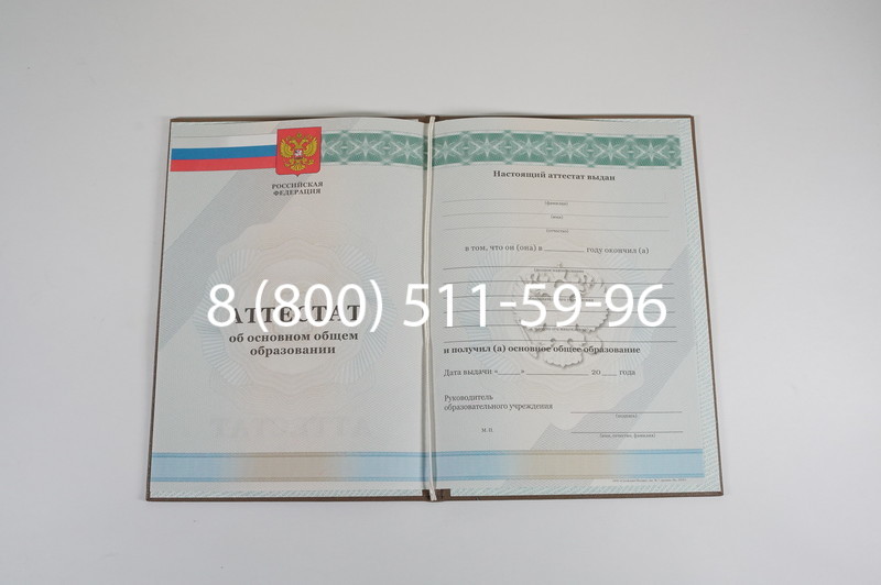 Аттестат за 9 класс 2011-2013 годов в Перми