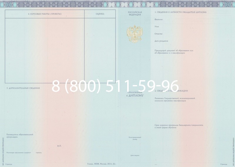 Заказать Диплом бакалавра 2014-2026 года в Перми