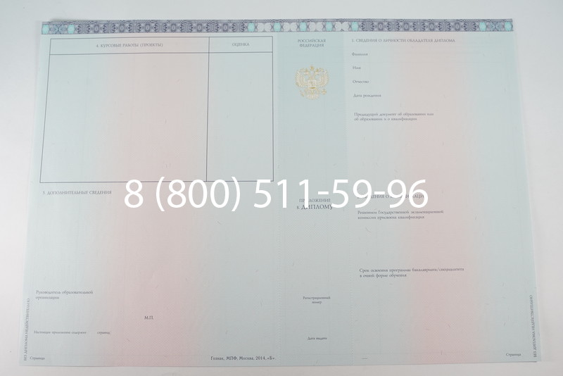 Диплом бакалавра 2014-2026 года в Перми