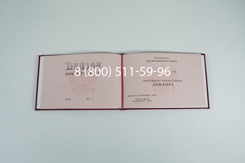 Заказать Диплом доктора наук 1995-2006 года в Перми