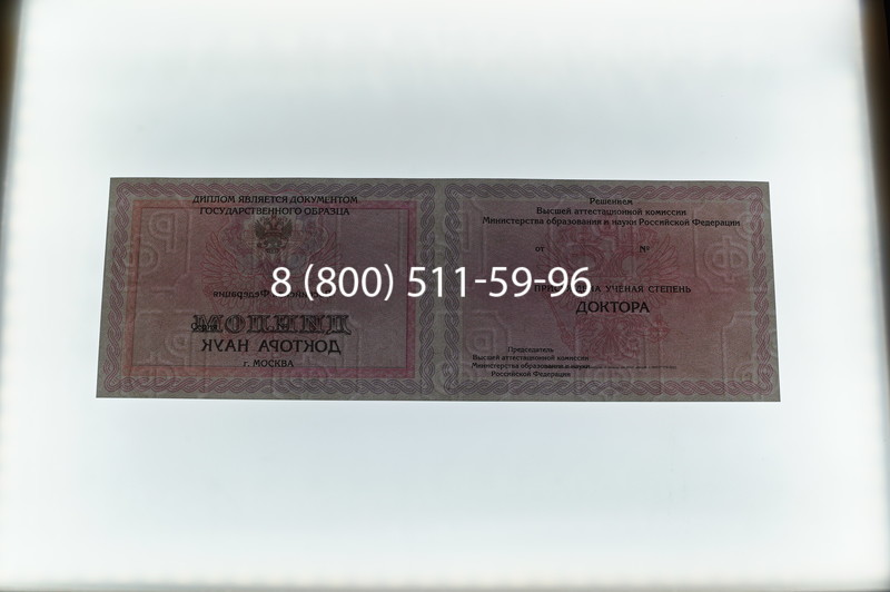 Заказать Диплом доктора наук 2007 в Перми