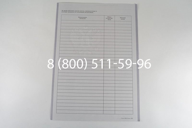 Диплом колледжа 2007-2010 годов в Перми