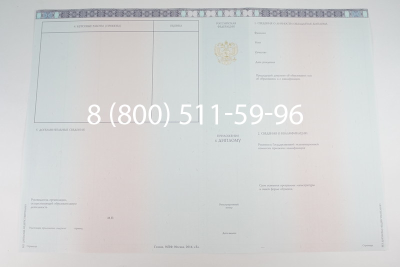 Диплом магистра 2014-2026 года в Перми