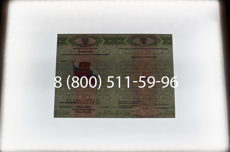 Заказать Диплом ПТУ 2014-2026 года в Перми