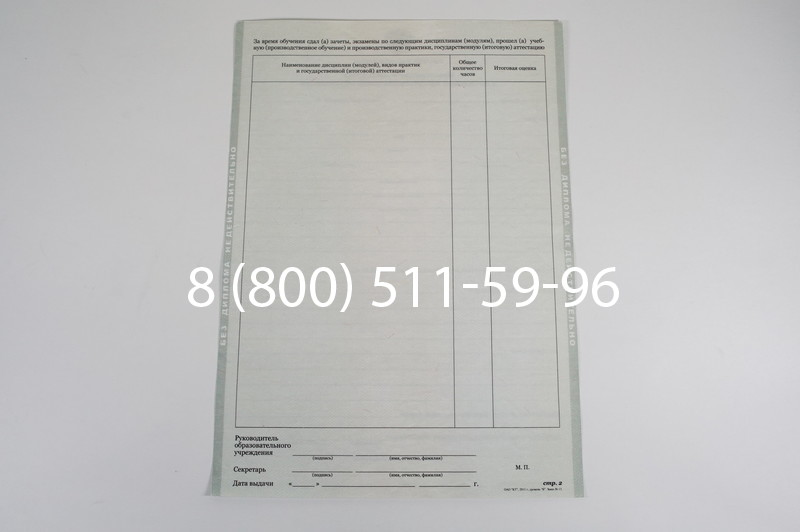 Диплом ПТУ 2014-2026 года в Перми