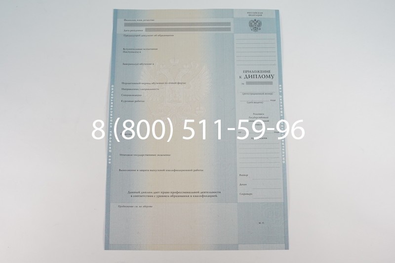 Диплом специалиста 2012-2013 годов в Перми