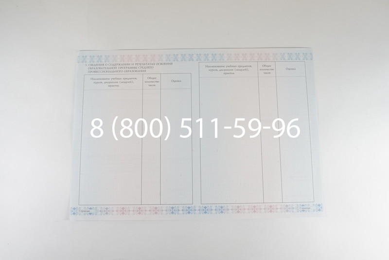 Диплом техникума 2014-2026 года в Перми