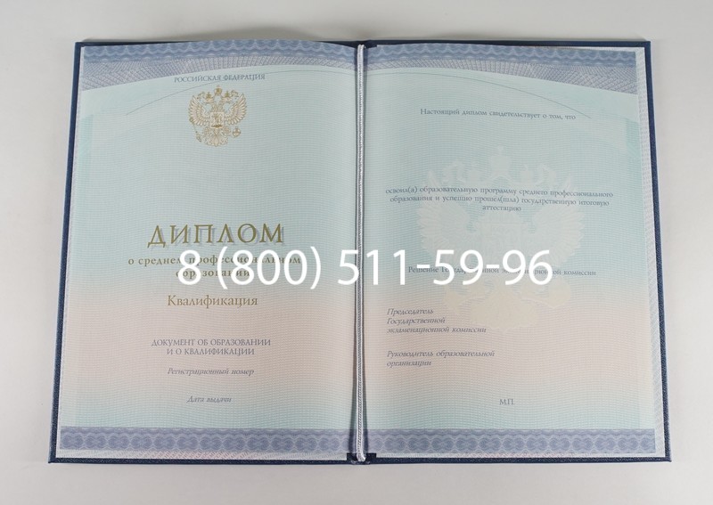 Диплом техникума (Спецбланк) 2014-2026 года в Перми